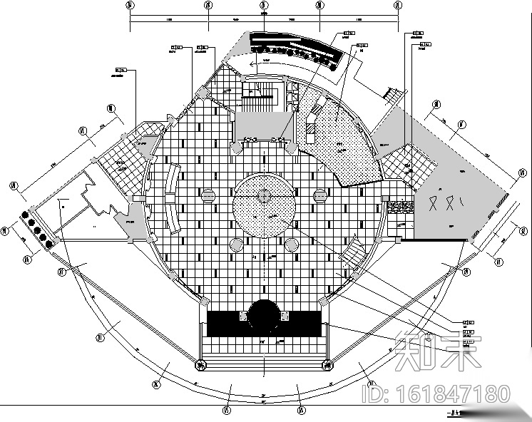 [湖北]假日酒店设计施工图（附效果图）cad施工图下载【ID:161847180】