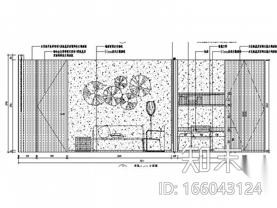 [江苏]新中式豪华高档套房装修设计CAD施工图（含效果...施工图下载【ID:166043124】