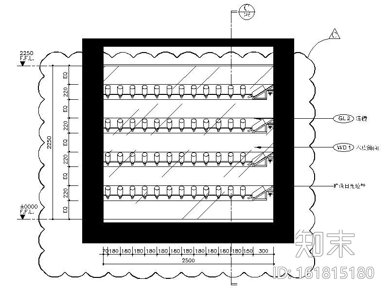 [江苏]自然天成简约样板别墅室内设计施工图cad施工图下载【ID:161815180】