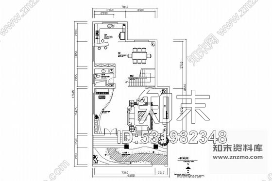 施工图现代简约风格双层别墅室内装修图含实景照片cad施工图下载【ID:531982348】