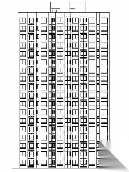 [安徽]高层现代风格住宅区规划设计施工图（含20栋楼图纸...施工图下载【ID:167054169】