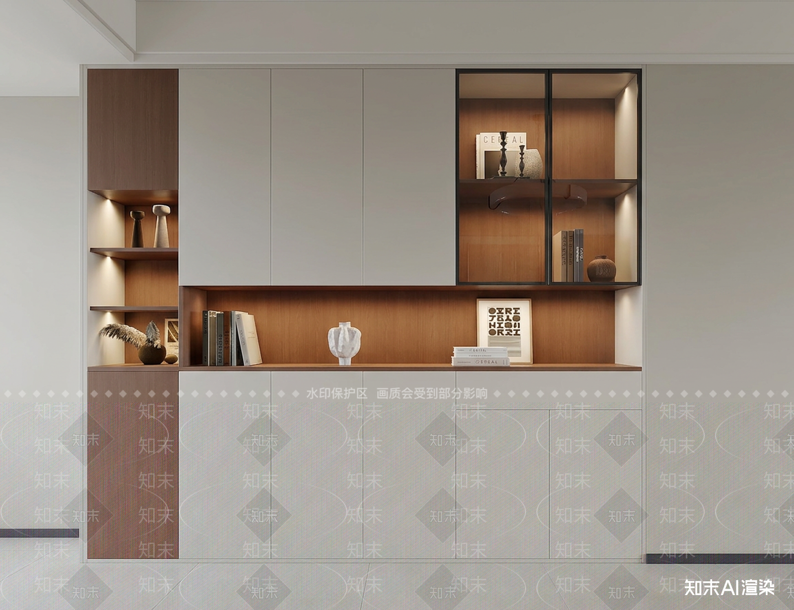 组合式餐边柜餐边柜3D模型下载【ID:1227536655】
