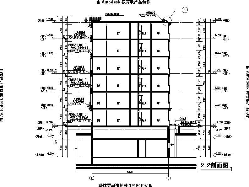 [宁夏]高层新中式住宅小区建筑施工图（含商业、会所及...施工图下载【ID:149778122】