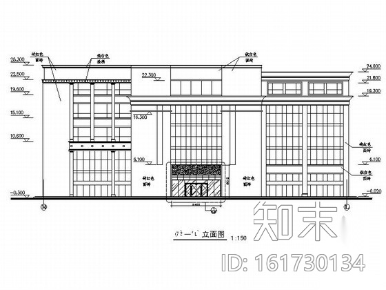 [深圳]时尚现代综合性购物广场室内装修施工图（含效果）cad施工图下载【ID:161730134】