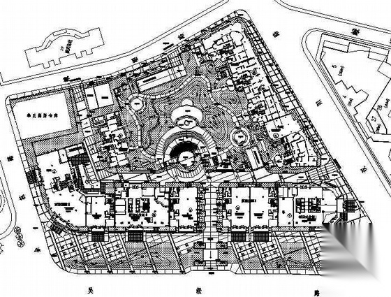 [上海]国际广场环境景观扩初设计施工图下载【ID:161043135】