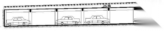 某地下车库建筑方案图cad施工图下载【ID:151685110】