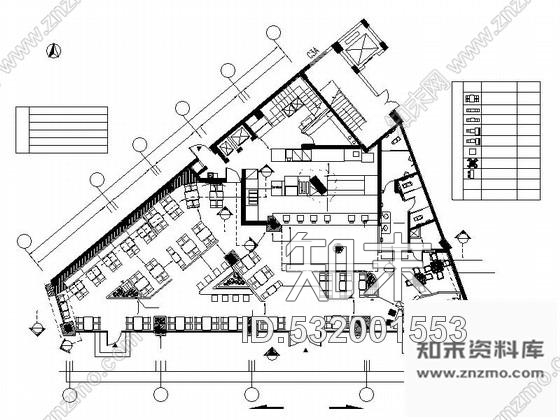 施工图厦门某高档餐厅装修设计CAD施工图cad施工图下载【ID:532001553】