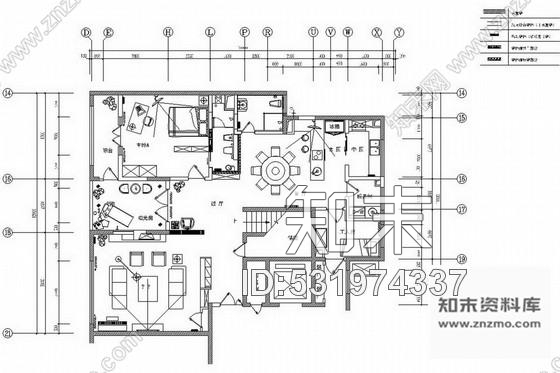 施工图北京现代豪华风格双层别墅室内装修图含实景图cad施工图下载【ID:531974337】