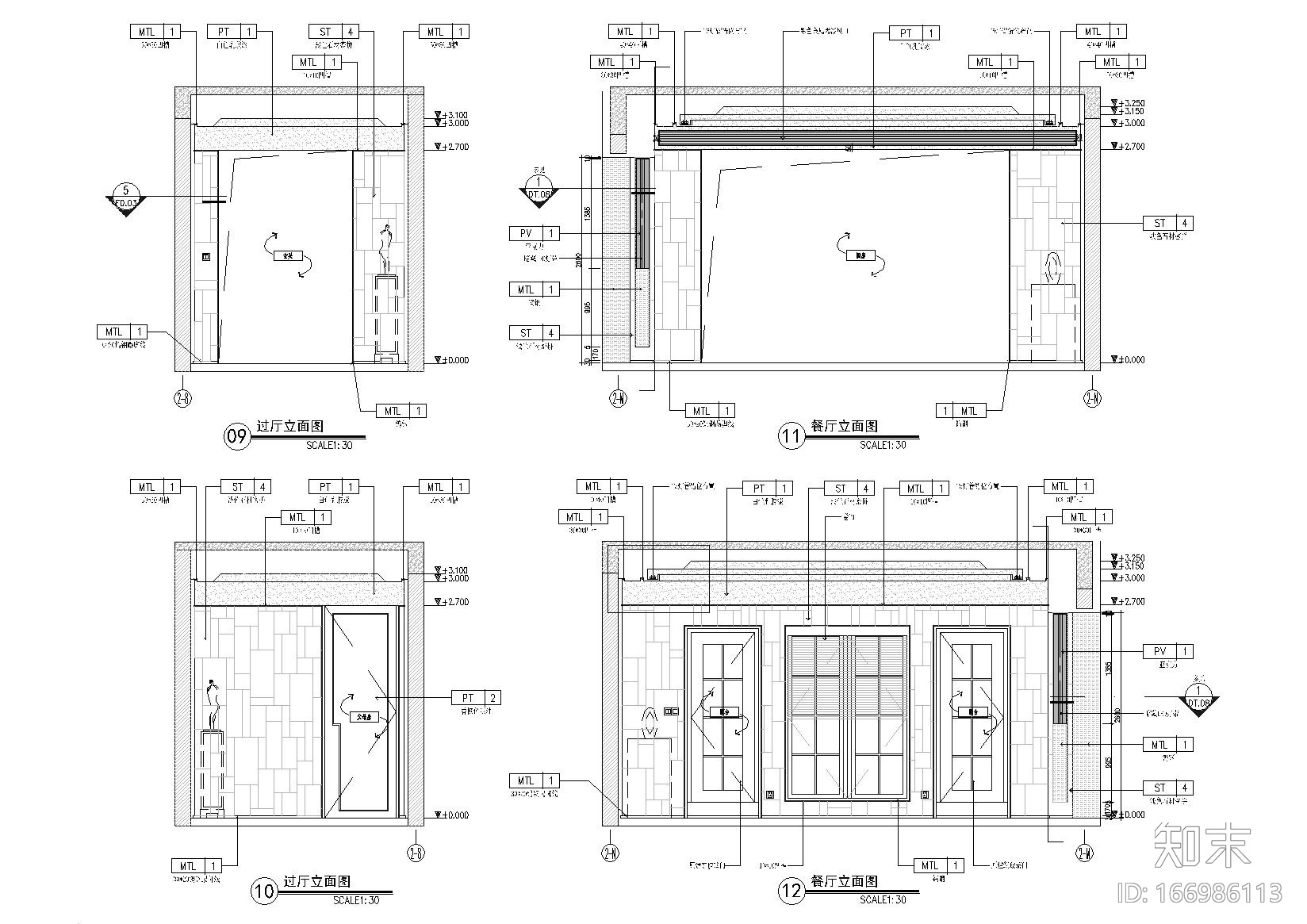 [浙江]宁波茶亭21号楼CAD施工图+官方摄影cad施工图下载【ID:166986113】