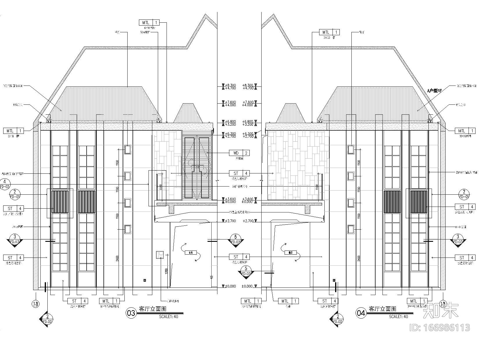 [浙江]宁波茶亭21号楼CAD施工图+官方摄影cad施工图下载【ID:166986113】