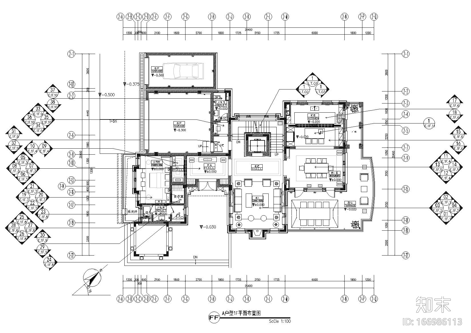 [浙江]宁波茶亭21号楼CAD施工图+官方摄影cad施工图下载【ID:166986113】