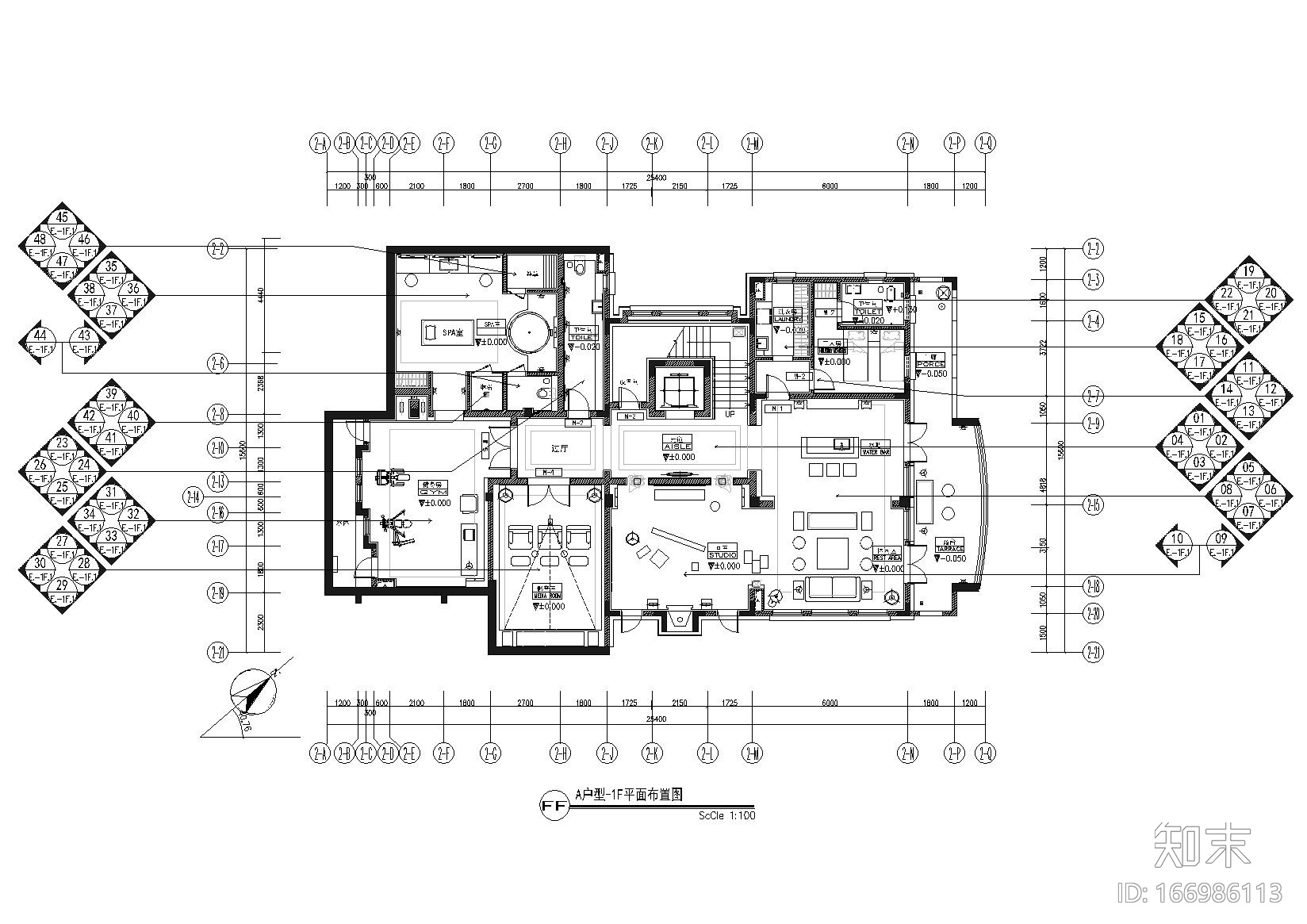 [浙江]宁波茶亭21号楼CAD施工图+官方摄影cad施工图下载【ID:166986113】