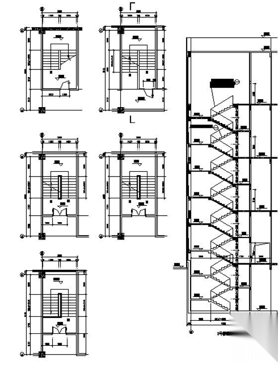 [南洋]某国际二十层商城建筑施工图cad施工图下载【ID:168116136】