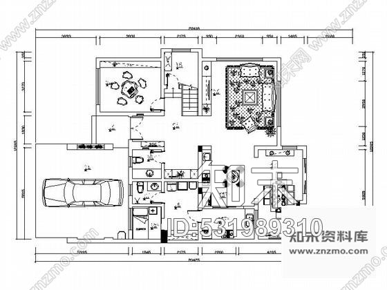 施工图豪华时尚三层别墅室内设计方案含效果cad施工图下载【ID:531989310】