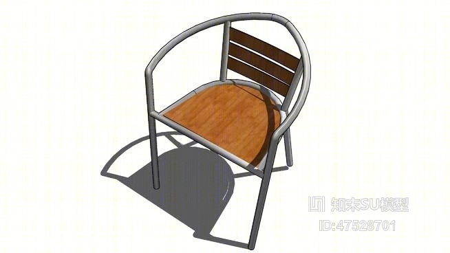 休闲椅SU模型下载【ID:918196454】