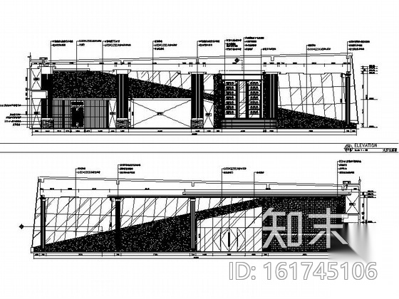 [湖南]高档现代风格售楼部室内CAD装修图cad施工图下载【ID:161745106】