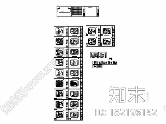 [山东]某经典复式设计装修图cad施工图下载【ID:182196152】