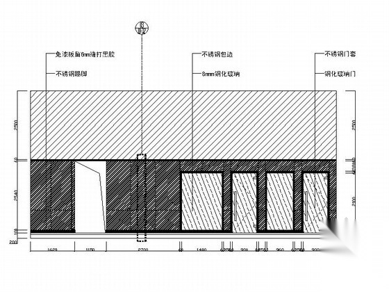 [原创]现代简洁口腔门诊医院装修施工图施工图下载【ID:160701129】