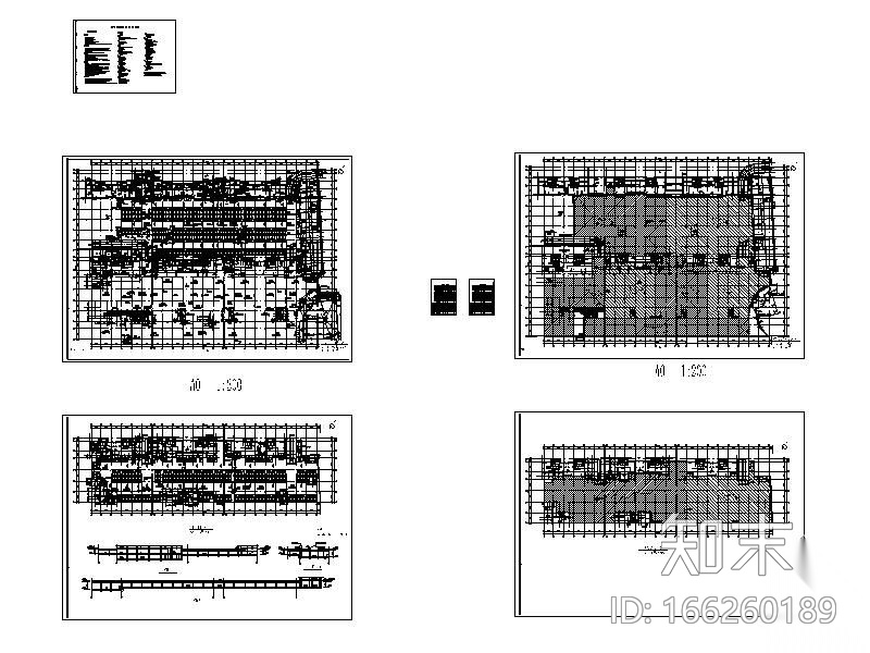 [天津]某地下商场平面图施工图下载【ID:166260189】