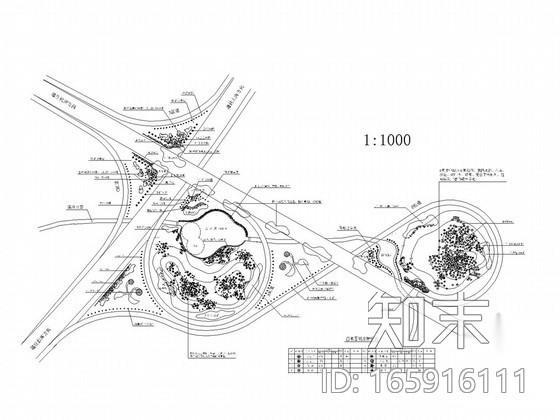 [杭州]城市立交桥景观环境设计工程施工图（cad施工图下载【ID:165916111】