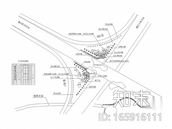 [杭州]城市立交桥景观环境设计工程施工图（cad施工图下载【ID:165916111】