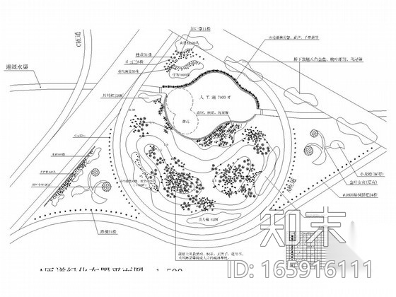 [杭州]城市立交桥景观环境设计工程施工图（cad施工图下载【ID:165916111】