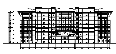 [上海]某大学图书馆建筑施工图（含结构图纸）cad施工图下载【ID:151543147】