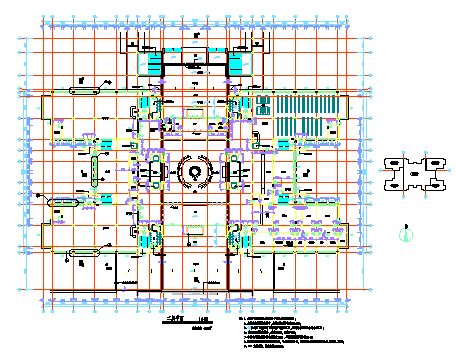 [上海]某大学图书馆建筑施工图（含结构图纸）cad施工图下载【ID:151543147】