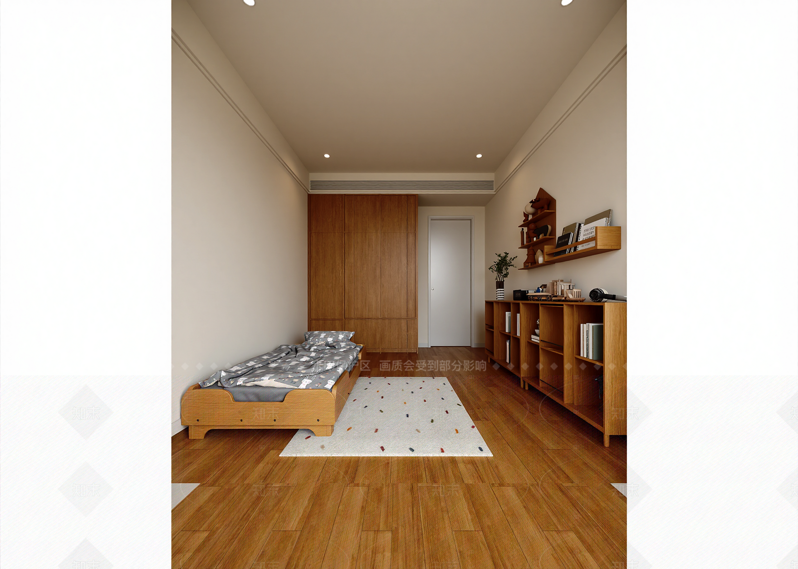 日式小卧室3D模型下载【ID:1214923799】