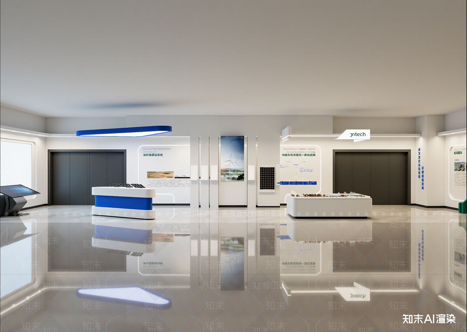 现代科技展厅3D模型下载【ID:1215084781】