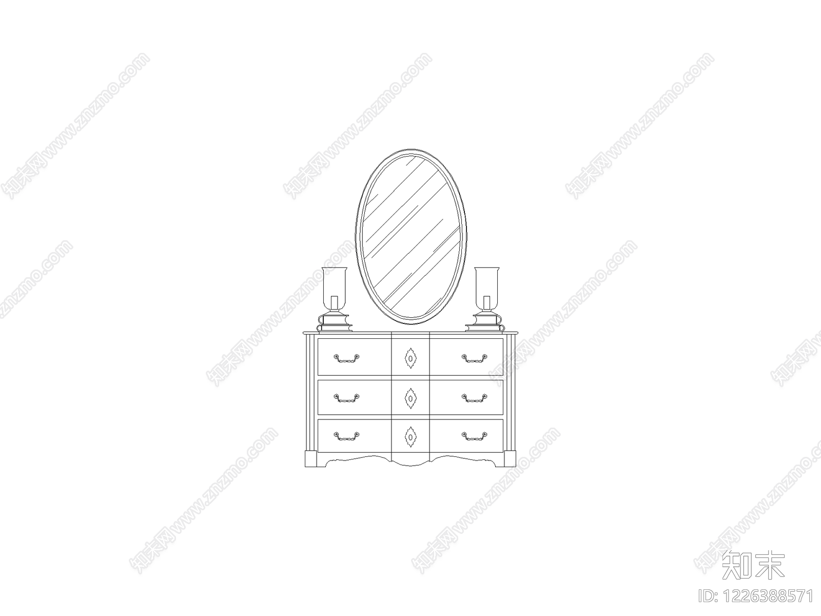 柜子cad施工图下载【ID:1226388571】
