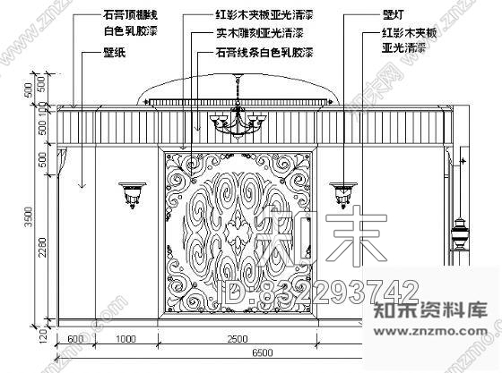 图块/节点餐厅包间立面cad施工图下载【ID:832293742】