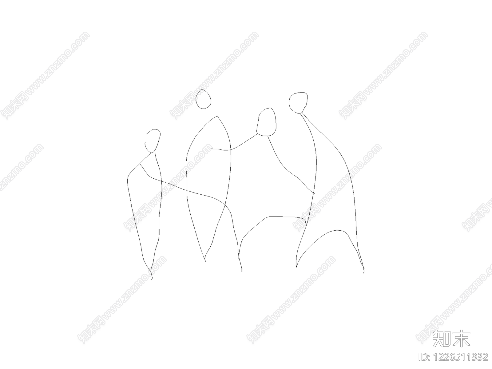 人物cad施工图下载【ID:1226511932】