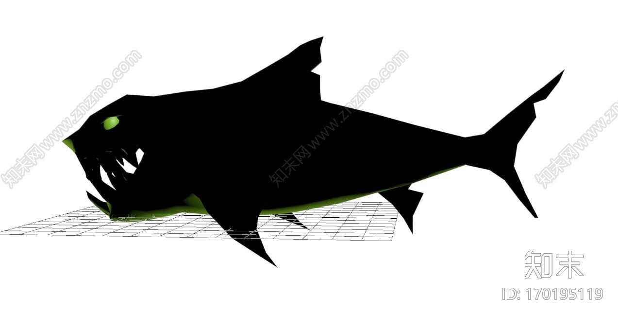 fizzshark_鲨鱼710393d打印模型下载【ID:170195119】