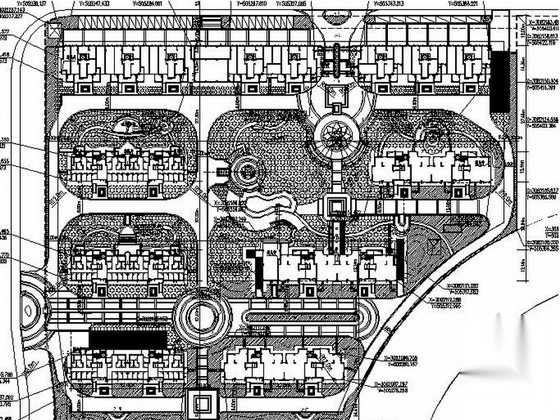 [浙江]温馨精品安置房景观设计施工图cad施工图下载【ID:161063161】