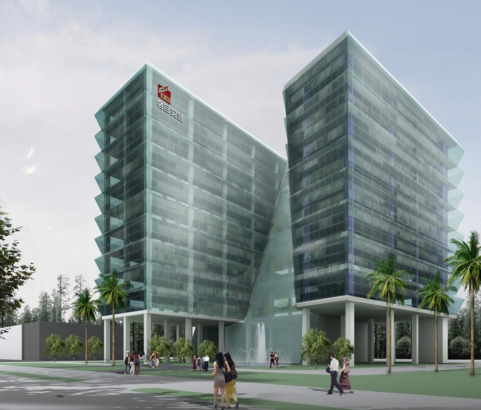 [广东]东莞名巨总部大楼建筑方案文本设计PPT（49页）施工图下载【ID:168111148】