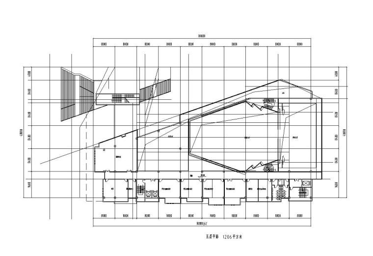 [甘肃]大学生活动中心建筑施工图设计（CAD）cad施工图下载【ID:160722195】