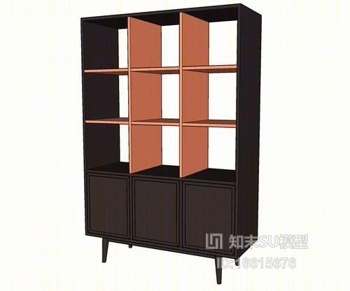 装饰柜SU模型下载【ID:16615676】