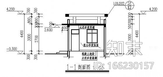 某食品公司大门建筑施工图cad施工图下载【ID:166230157】