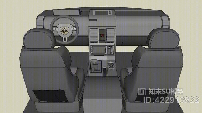 汽车内饰SU模型下载【ID:422915922】