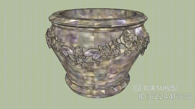 花香锅SU模型下载【ID:622446838】