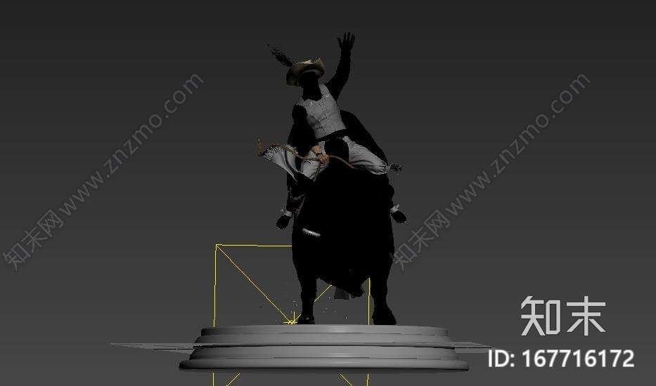 《骑牛比赛》CG模型下载【ID:167716172】