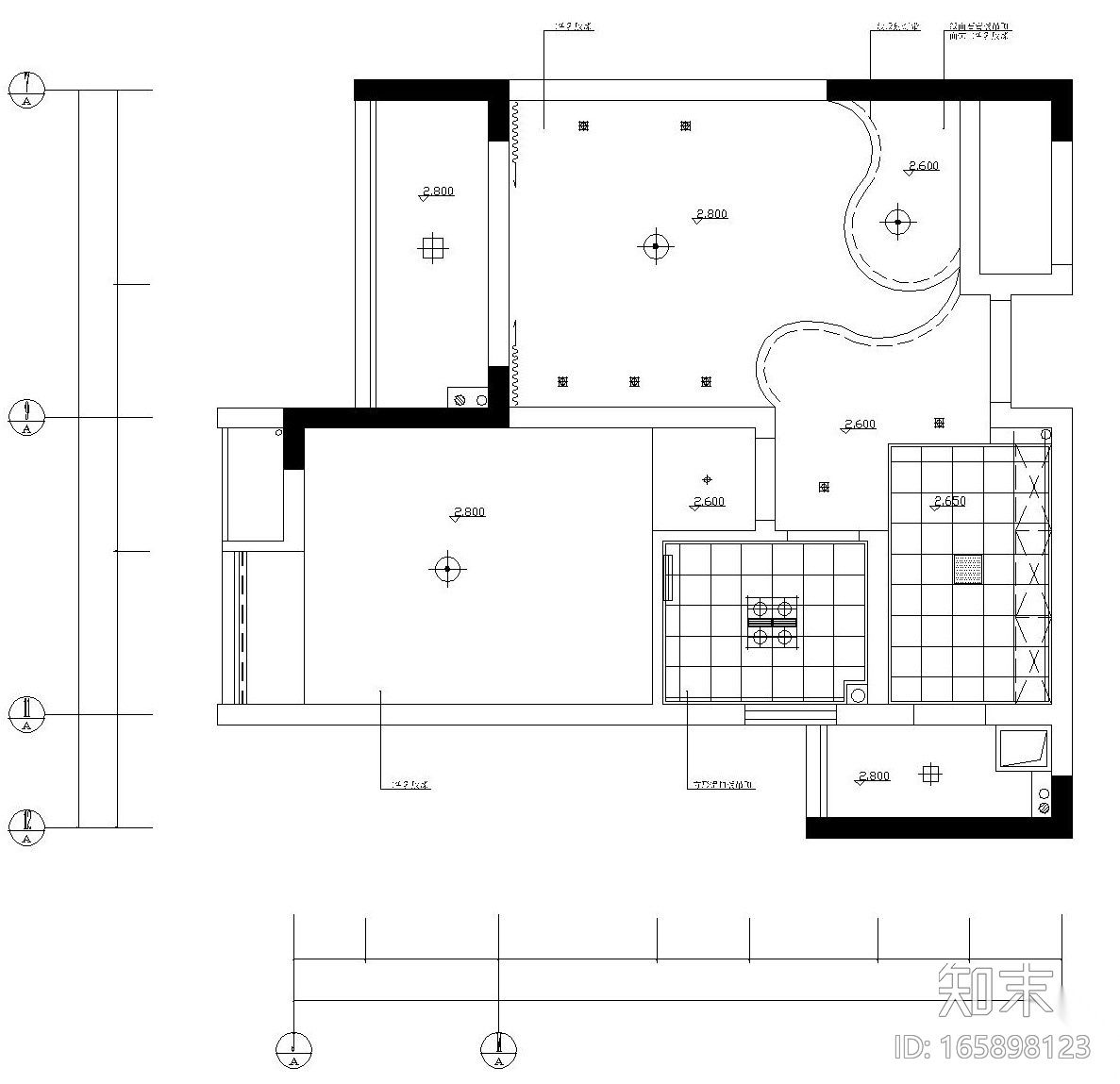 [辽宁]大连万达房地产样板间精装设计方案（附高清效果图...cad施工图下载【ID:165898123】