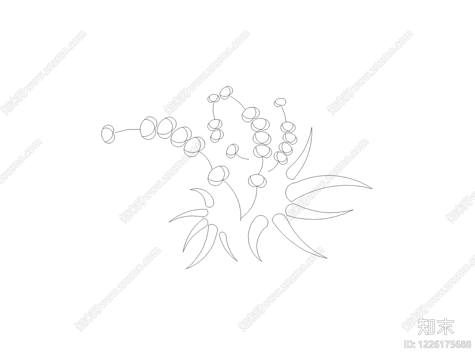 灌木种植CAD图纸