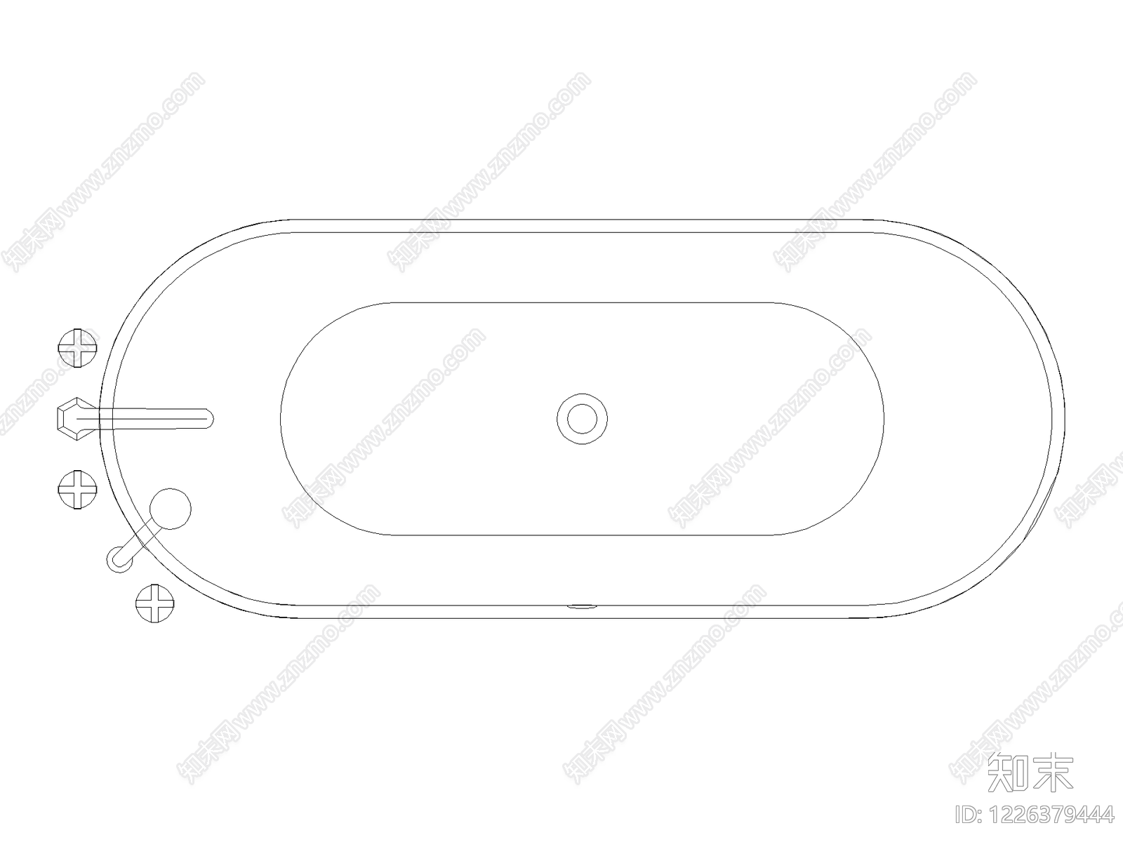 卫浴设施CAD图纸