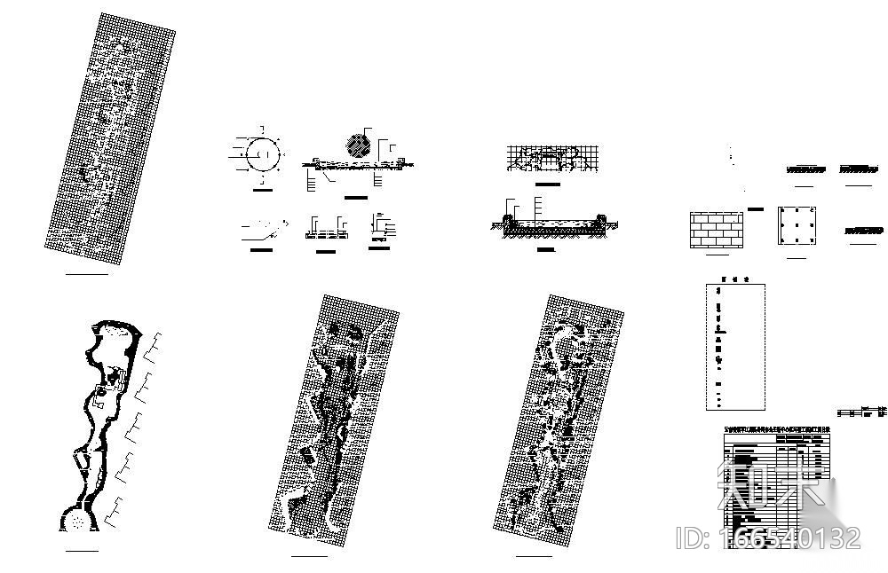 云南省某公司办公生活中心区环境工程施工图cad施工图下载【ID:166540132】