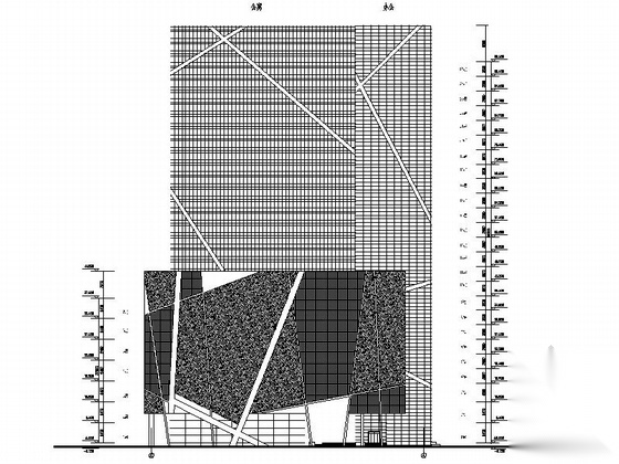 [深圳]现代风格25层知名传媒中心建筑设计方案(含效果图...cad施工图下载【ID:166813161】