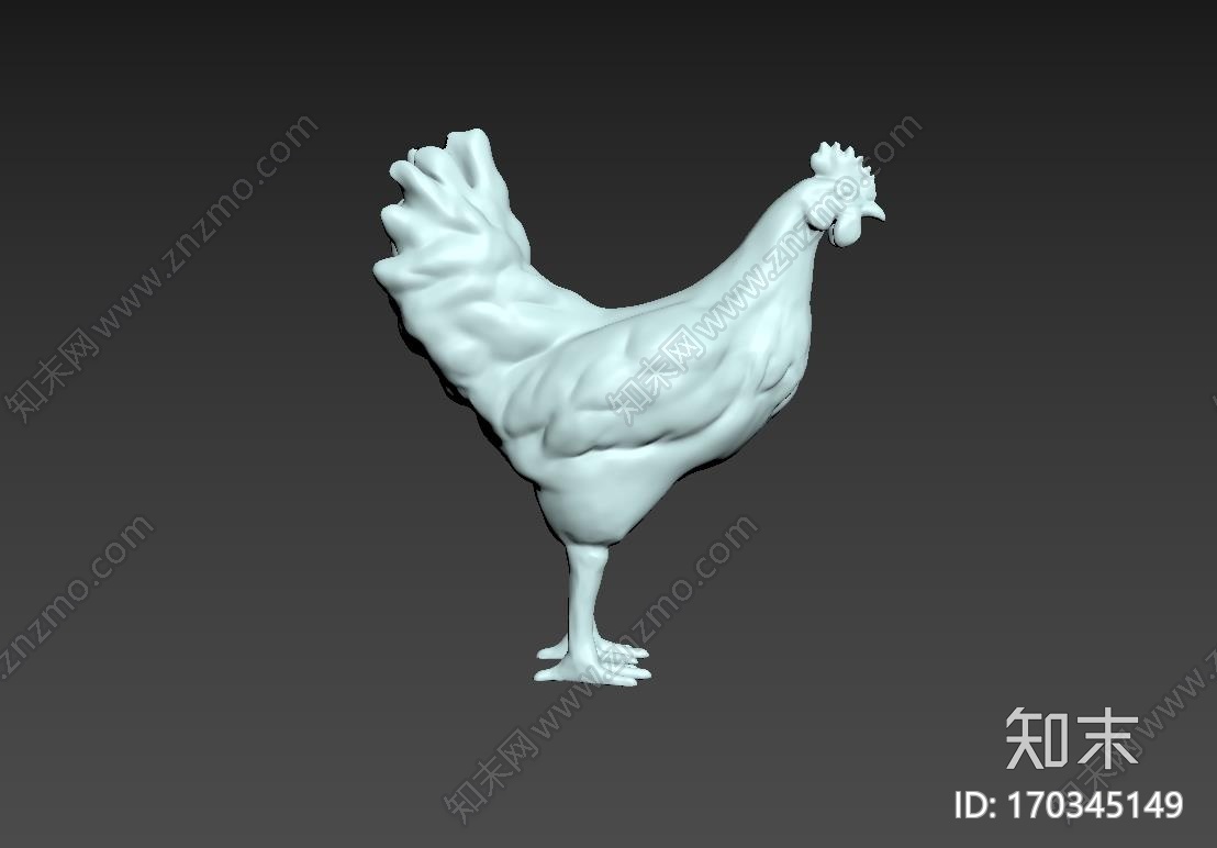 大公鸡Chiken_t3d打印模型下载【ID:170345149】