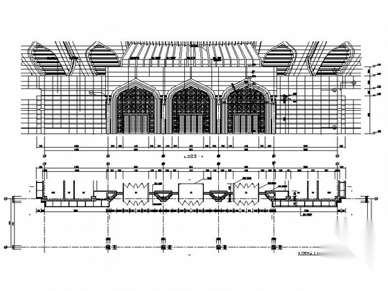 [宁夏]某六层大型甲等歌剧院建筑施工图施工图下载【ID:164865162】