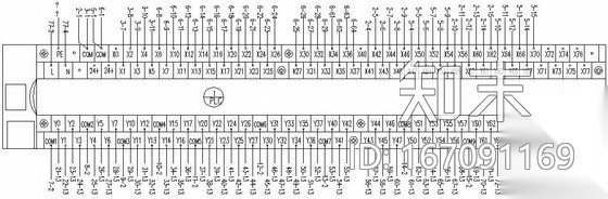 某加压泵站PLC柜接线设计图cad施工图下载【ID:167091169】